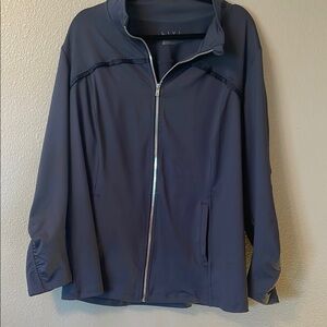 LIVI Women's Blue Zip-Up Jacket